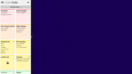 Screenshot 6 ColorNote Bloc de notas windows