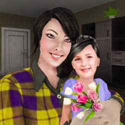 Screenshot 1 Virtual Mother Lifestyle Simulator 3D android