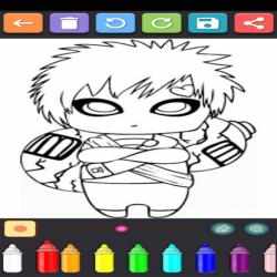 Captura de Pantalla 6 Colorear Ninja de Konoha android