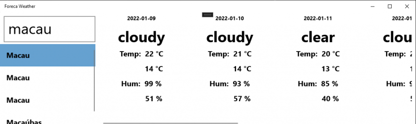 Screenshot 4 Foreca Weather windows