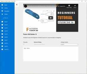 Screenshot 4 Beginners Project Guides - Fusion 360 windows