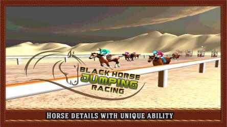 Screenshot 2 Black Horse Jumping Racing windows