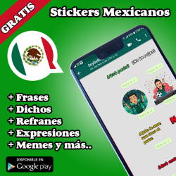 Imágen 2 Stickers Mexicanos WAStickerAp android