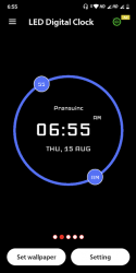 Captura de Pantalla 3 LED Digital Clock android