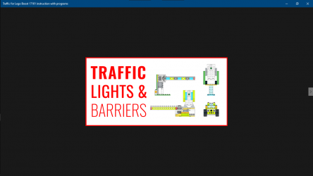 Image 1 Traffic lights & barriers for Lego WeDo 2.0 45300 instruction windows