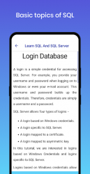 Screenshot 7 Learn SQL and SQL Server android