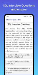 Captura de Pantalla 5 Learn SQL and SQL Server android