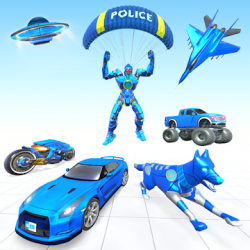 Screenshot 1 Grand Police Dog Robot Games android