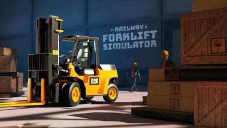 Screenshot 1 Railway Forklift Simulator 3D: Cargo Duty With No Parking, Grand Car Handling Work windows