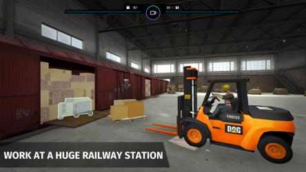 Screenshot 4 Railway Forklift Simulator 3D: Cargo Duty With No Parking, Grand Car Handling Work windows