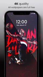 Captura de Pantalla 8 🏀 NBA Wallpapers 2021 - Basketball Wallpapers HD android