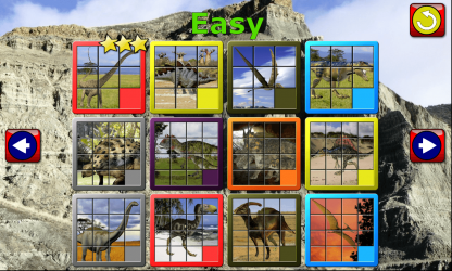 Imágen 1 Dinosaurio Rex Slide Puzzle para niños windows