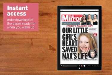 Screenshot 2 Daily Mirror and Sunday Mirror newspaper windows