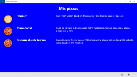 Screenshot 4 Dominos Pizza España windows