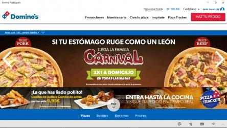 Screenshot 1 Dominos Pizza España windows