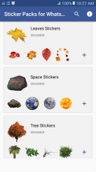 Captura 4 Nature Stickers for WhatsApp - WAStickerApps Pack android