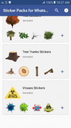 Captura 5 Nature Stickers for WhatsApp - WAStickerApps Pack android