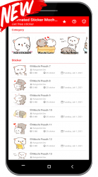 Captura de Pantalla 3 Animated Sticker Mochi Peach Cat For WAStickerApps android