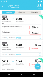 Screenshot 3 Alsa: Compra tu billete de Autobús al mejor precio android