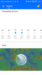 Captura de Pantalla 3 Pronóstico del tiempo-radar meteorológico en vivo android
