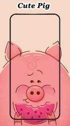 Captura de Pantalla 10 Fondos de pantalla de cerdo lindo android