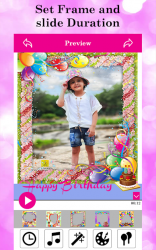 Screenshot 4 Happy Birthday Video With Slide Show Maker android