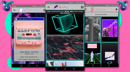 Screenshot 6 Vaporwave Wallpapers - Live Wallpapers,GIF & Radio android