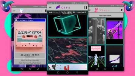 Screenshot 11 Vaporwave Wallpapers - Live Wallpapers,GIF & Radio android