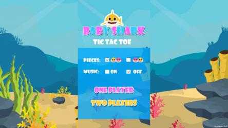 Screenshot 1 Baby Shark Tic Tac Toe Game windows