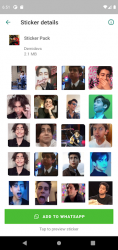 Screenshot 8 Aidan Gallagher Stickers for WhatsApp android
