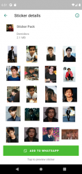 Screenshot 3 Aidan Gallagher Stickers for WhatsApp android