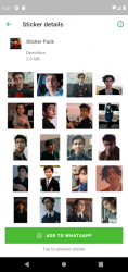 Screenshot 13 Aidan Gallagher Stickers for WhatsApp android