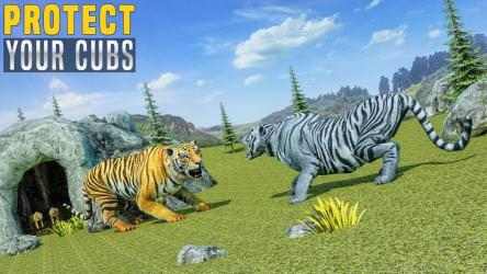 Captura de Pantalla 4 Angry Tiger Family Simulator: Wild Tiger Games android