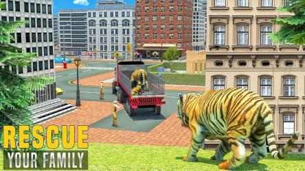 Captura 6 virtual Tigre familia simulador: salvaje Tigre ju android