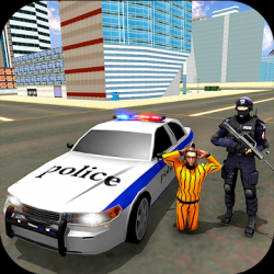 Screenshot 1 US City Police Car Prisoners Transport android