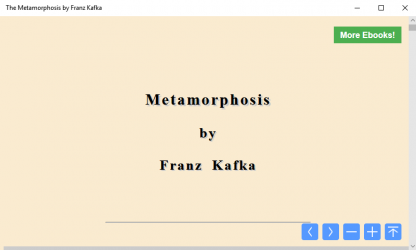 Screenshot 7 Metamorphosis by Franz Kafka windows
