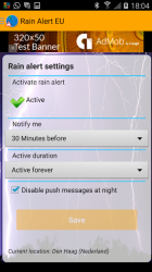 Screenshot 2 Alerta de lluvia Europa android