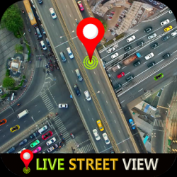 Captura de Pantalla 1 Street View vivo, navegación GPS &mapas terrestres android