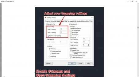 Capture 4 Guide For AutoCAD windows