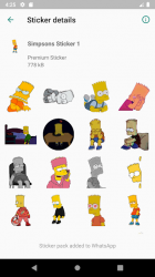 Screenshot 2 Sticker Simpsons WAStickerApps Terbaru android