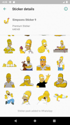Capture 3 Sticker Simpsons WAStickerApps Terbaru android
