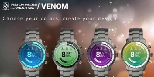 Screenshot 3 Venom Watch Face & Clock Widget android