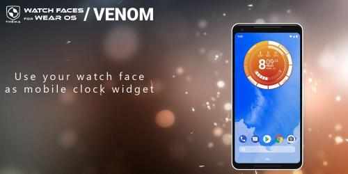 Captura 5 Venom Watch Face & Clock Widget android