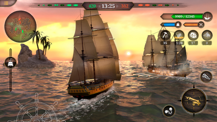 Captura de Pantalla 2 King of Sails: Batallas navales android