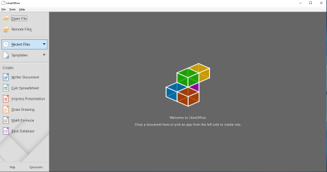 Captura de Pantalla 1 LibreOffice Windows Store Version windows