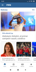 Captura de Pantalla 2 FIFA - Torneos, noticias y resultados de fútbol android