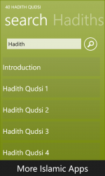 Screenshot 7 40 Hadith Qudsi windows
