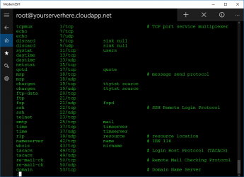 Screenshot 2 Modern SSH windows