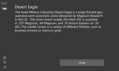 Capture 5 Sim Desert Eagle windows