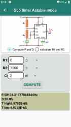 Screenshot 11 Componentes electrónicos-Calculadora de circuito android
